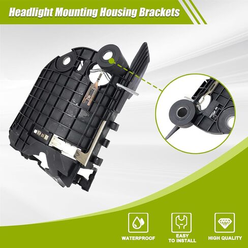 XQSMWF Left Driver Side Headlight Mounting Housing Bracket Compatible with VW Volkswagen Beetle 2006 2007 2008 2009 2010 1C0-941-053 1C0941053 in Kuwait