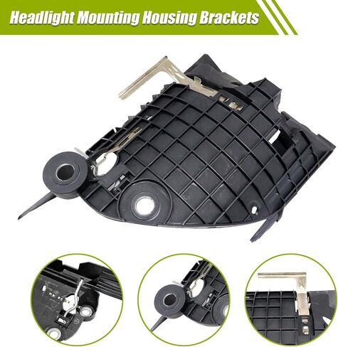 XQSMWF Left Driver Side Headlight Mounting Housing Bracket Compatible with VW Volkswagen Beetle 2006 2007 2008 2009 2010 1C0-941-053 1C0941053 in Kuwait