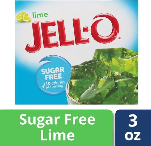 Jell-O Sugar-Free Gelatin Dessert, Black Cherry, 0.30-Ounce Boxes (Pack of 24) by Jell-O in Saudi Arabia