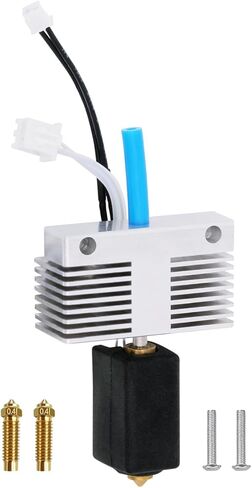مجموعة Hotend لـ ELEGOO Neptune 4/Neptune 4 Pro، مجموعة نهاية ساخنة للطارد المجمعة بالكامل من المعدن، كتلة سخان Hotend مقاومة لدرجات الحرارة العالية مع قطعتين فوهات نحاسية 0.4 مم in Saudi Arabia