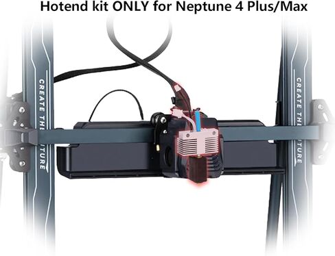مجموعة Hotend لـ ELEGOO Neptune 4/Neptune 4 Pro، مجموعة نهاية ساخنة للطارد المجمعة بالكامل من المعدن، كتلة سخان Hotend مقاومة لدرجات الحرارة العالية مع قطعتين فوهات نحاسية 0.4 مم in Saudi Arabia