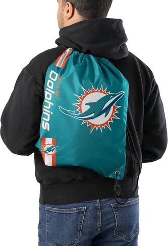 FOCO Kansas City Chiefs NFL Alternate Color Big Logo Drawstring Backpack - Yellow in Saudi Arabia