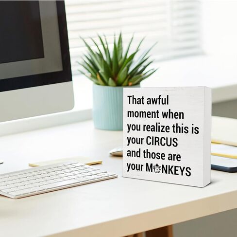 مكتب القهوة الخشب مربع علامة ريفي هذا المكتب يعمل على العمل الشاق القهوة صندوق خشبي علامة ديكور البلاد علامة كتلة لوحة للمنزل مكتب مكتب الجدول الجرف ديكور 5 "× 5" in Kuwait