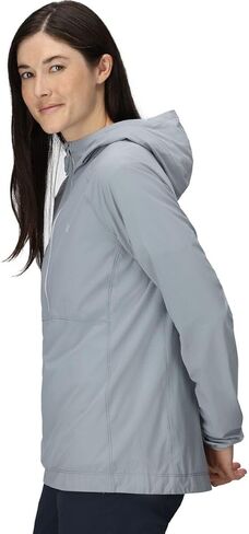 سترة بغطاء للرأس للسيدات من Outdoor Research Astroman Air Sun، Pebble، S in Kuwait