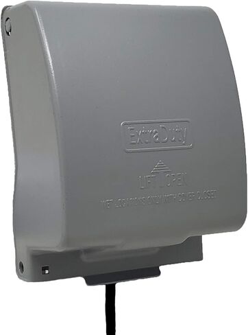 Sealproof 1-Gang Vertical Metal Weatherproof Lockable While in Use Outdoor Outlet Receptacle Cover, 7-in-1 Configurations in Saudi Arabia