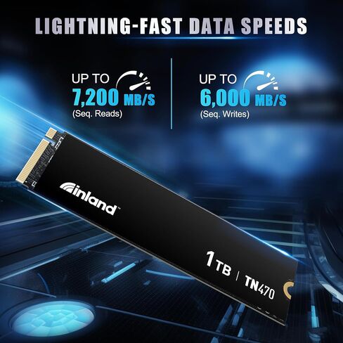 INLAND TN470 1TB NVMe SSD PCIe 4.0 Gen4x4 Internal Gaming Solid State Drive in Kuwait