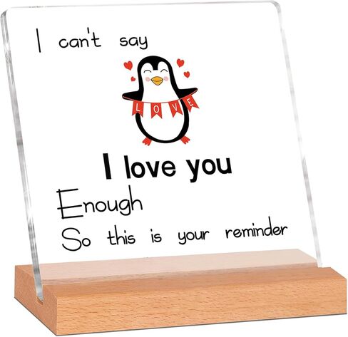 لافتة مكتب Little Reminders، ديكور مكتب ملهم، أنت كافي لافتة تحفيزية هدايا تشجيعية 5.9x5.9 بوصة (متعددة الألوان) in Kuwait