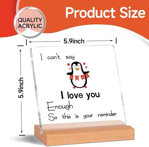 لافتة مكتب Little Reminders، ديكور مكتب ملهم، أنت كافي لافتة تحفيزية هدايا تشجيعية 5.9x5.9 بوصة (متعددة الألوان) in Kuwait