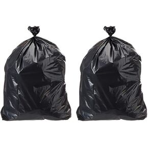 AmazonCommercial 42 Gallon Contractor Bags Heavy Duty Trash Bags, 3 MIL, Unscented, 50 Count in Saudi Arabia