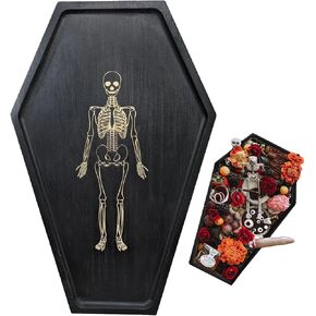 13.4" Large Black Halloween Pumpkin Charcuterie Board - Wood Pumpkin Serving Dishes Tray, Cheese Board for Halloween Party Food Platters Decorations, 13.4"x 11"x 0.78"