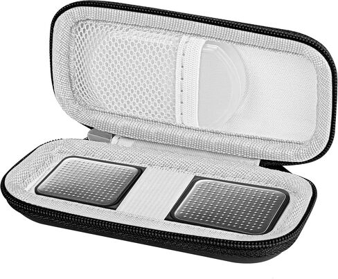 Heart Rate Monitor Case KardiaMobile EKG Monitor 1L 6L with Pill Case, Portable Hard EVA Kardia Mobile Heart Monitor Case with Climbing Clip, White Protective Organizer Case in Saudi Arabia