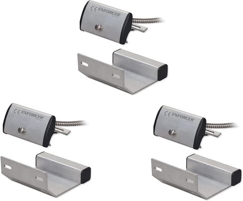 Seco-Larm SM-4201-LQ حزمة من 2 مفاتيح اتصال مغناطيسية للباب العلوي مثبتة على المسار، غطاء ألومنيوم متين، أسلاك سلكية 36 بوصة، للدوائر ذات الحلقة المغلقة، فجوة 3 بوصة، مقاومة للطقس، تتضمن دعامة تثبيت in Saudi Arabia