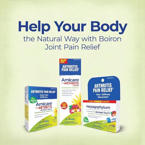 Boiron Arnicare Arthritis Cream for Pain Relief of Knees, Hands, Wrists, Elbows, Joints & Muscles – Quickly Absorbed & Fragrance-Free – 4.2 oz in Saudi Arabia