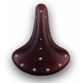 Vintage Elephant Spring Genuine Leather Bike Saddle Retro Bicycle Cushion Seat
