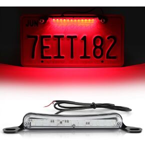 LIVTEE LECK PLATE LED ، مجموعة مشرقة للغاية للمقطورة UTV ATV Truck RV Boat ، Xenon White (6000k)