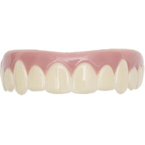 Imako Premium Cosmetic Uppers - 1 Pack - Small, Bleached White - DIY Smile Makeover - Made in USA