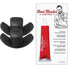 JobSite Boot Toe Guards and Boot Mender Shoe Glue Bundle