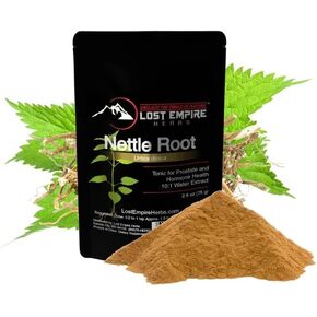 Stinging Nettle Root (Urtica Dioica) 10:1 Full-Spectrum Water Extract Powder Supplement for Men, Urinary Function (75 Grams)