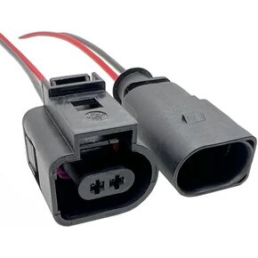 1J0973702 One pair of 2-pin connector plugs for 2-valve shock sensor plugs for Volkswagen Golf Audi A3A4