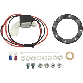 Tokinng 1181 Ignitor Kit 1181 Electronic Ignition Conversion Kit for AMC Buick for Checker Chevy, for Cadillac Jeep, for Oldsmobile Studebaker 8 Cylinder Engines 1956-1974