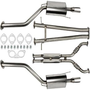 PHILTOP CatBack Exhaust System Replacement for 2009-2013 G37 3.7L