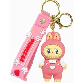 Cute Keychain for Labubu, Cartoon Key Chain for Bag Charms Handbag Purse Backpack Accessories Gifts for women