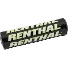 Renthal P292 Team Issue SX Crossbar Pads 8.5" Off-Road Motorcycle Accessories - Black/White/Green / 205 mm