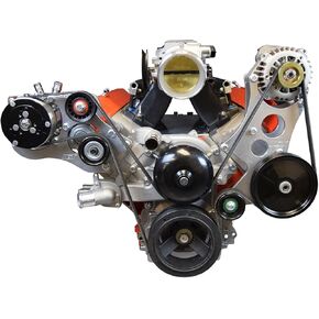 ICT Billet High Mount LS Alternator & Power Steering Pump Bracket Accessory Kit LS1 Camaro Turbo 551362-2