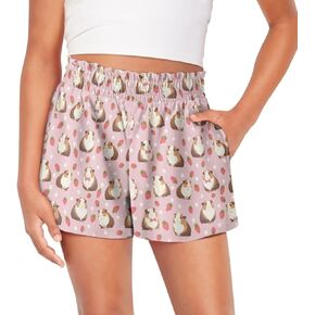 Girls Shorts 3-16Y Kids Athletic Shorts High Waist Summer Shorts Novelty Graphic Dance Shorts with Pockets
