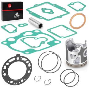 أعلى طقم إعادة بناء std 66.4mm مكبس + حلقة + طوقا ل Kawasaki KX250 1993-2003