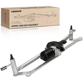 A-Premium Front Wiper Wiper Motor و Riniage Assembly متوافق مع Chevrolet Traverse 2012-2017 و GMC Acadia 2012-2017 ، Acadia Limited 2017 & Buick Jeff22-2017