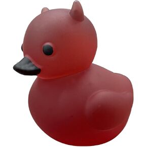 Devil Duck Car Dashboard Ornament for Home Office, Mini Cute Duck Desktop Decoration Present, Car Interior Decoration Accessories for Car Truck RV (Devil, 1PCS)