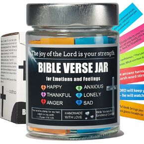 Spanish Bible Verse Jar,Leeme Cuando te Sientas Versículos en Español,Tarro de Versículos Bíblicos en Español,Christian Gifts For Women spanish,Religious gifts,Regalos Cristianos para Mujer,Cumpleaños