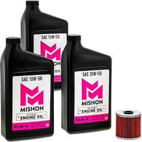 MISHON Engine Oil Change Kit for Kawasaki KLR650 (2014-2018)