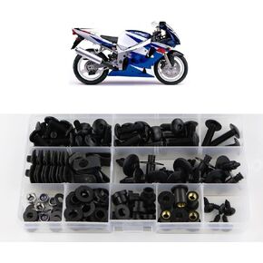 يتوافق Xitomer مع GSXR600 GSXR 750 2001 2002 2003 GSXR 600 750 بطولة نارية نادي أدوات التثبيت مجموعات غسالات السحابات