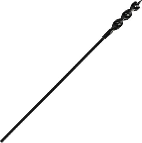 Flexible Drill Bit for Wire Pulling-9/16-Inch x 36-Inch, Long Flexible Drill bits for Wood, Auger Head Extended Installer Drill Bit- 1/4 Inch Shank in Saudi Arabia