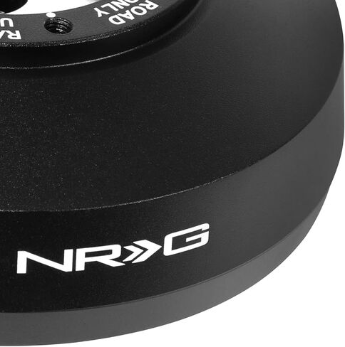 NRG INNOVATION Race Steering Wheel Short Hub Compatible With 1979-2004 Ford Mustang, Black, Anodized Finish, NRG-SRK-RL179H in Kuwait