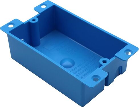 XIUTE 2-Gang PVC Old Work Retrofit Standard Switch/Outlet Wall Electrical Box,Non-Metallic 2 Gang Junction Box,Blue 25 cu. Inches,ETL Listed,1PCS in Saudi Arabia