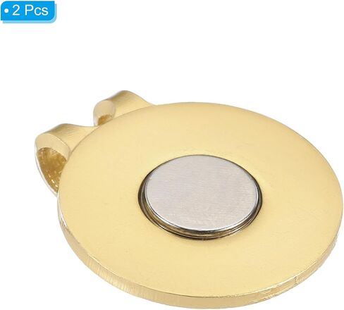 PATIKIL Magnetic Golf Hat Clip, 3 Pack Metal Golf Ball Marker Holder for Golf Caps Gloves, Matte Nickel in Saudi Arabia