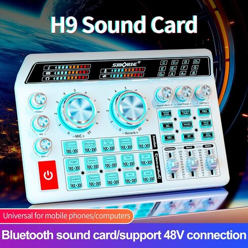 حزمة معدات البودكاست F999 لـ 2، خلاط DJ مع حزمة ميكروفون BM800 Podcast، ميكروفون مكثف ستوديو مثالي للبث والتسجيل والغناء ومدونة TikTok Live Vlog والبث والألعاب in Saudi Arabia