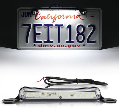 LIVTEE LECK PLATE LED ، مجموعة مشرقة للغاية للمقطورة UTV ATV Truck RV Boat ، Xenon White (6000k) in Saudi Arabia