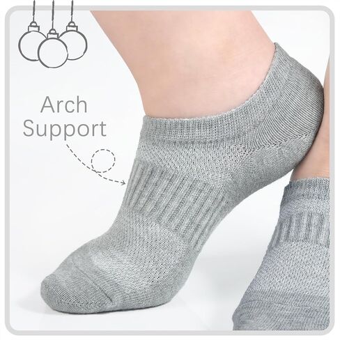 No Show Socks Girls 12 Pairs Kids No Show Socks Boys Cotton Low Cut Non Slip Socks Children Youth Adults in Kuwait