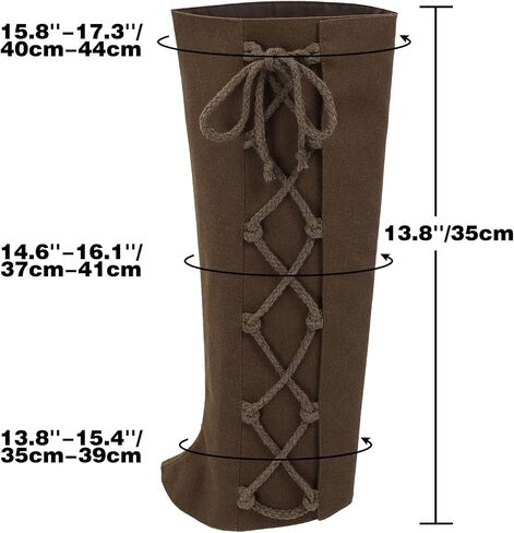 قم بتمهيد القراصنة يغطي رجال زي في العصور الوسطى عصر النهضة الساق Gaiters الملحقات Cosplay الهالوين in Kuwait
