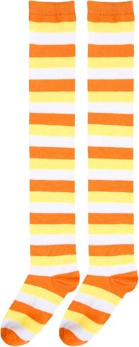 Benefeet Sox Striped Thigh High Socks for Women Over the Knee Socks Striped Thigh Highs Cosplay Halloween Costume Sock in Saudi Arabia