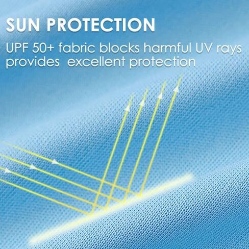 Men's UPF 50+ Swim Shirt Rash Guard SPF UV Sun Protection Quick Dry Short Sleeve T-Shirts Water Beach Shirt in Saudi Arabia