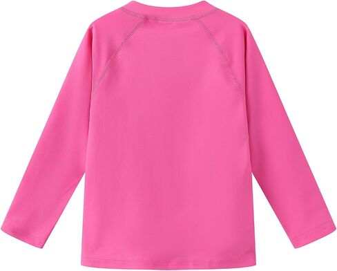 Ubestyle Boys and Girls UPF 50+ Long Sleeve Zip Rash Guard Swim Shirt Top Baby Toddler Swimsuits Sun Protection in Saudi Arabia