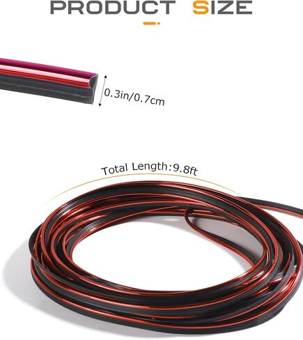 Car Interior Trim,Cars Decorative Strips,Car Accessories Automotive Mods Trim Strips with Installing Tool,Flexible Electroplating Decoration Styling,Suitable for SUV,RV (Purple, 16FT) in Saudi Arabia