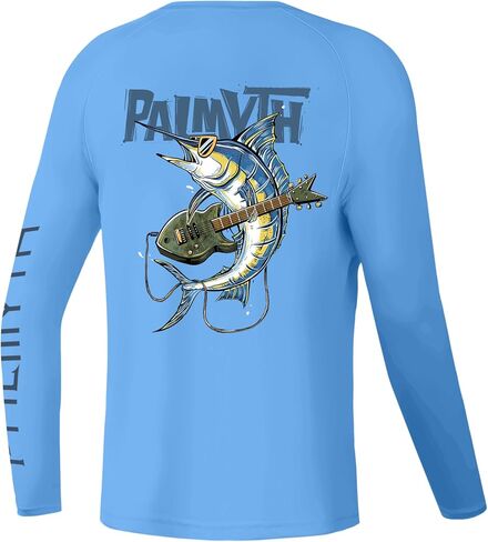Palmyth Boys Fishing Shirt Youth Long Sleeve T-Shirt Sun Protection UPF 50+ Quick Dry in Saudi Arabia