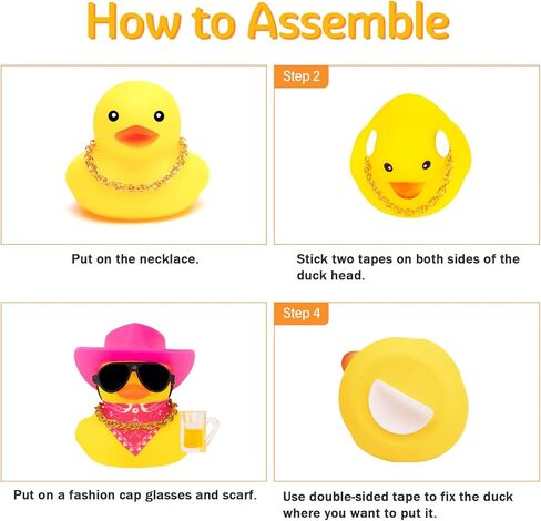 Wonuu Rubber Duck Car الحلي المضحكة هدايا المكتب Dashboard Decorations لإكسسوارات السيارات الرائعة مع قبعة رعاة البقر ، بني in Saudi Arabia