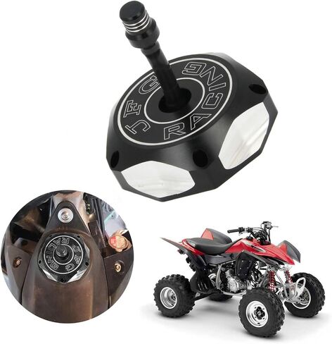 JFG RACING ATV Gas Cap Fuel Tank Cap CNC for TRX 400EX TRX400EX Sportrax 400 1999-2014 TRX450R 2004-2009 TRX700XX 2008-2009 ATV Black in Saudi Arabia